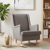 Rocking Chair Taupe 62 x 80 x 85 cm Fabric