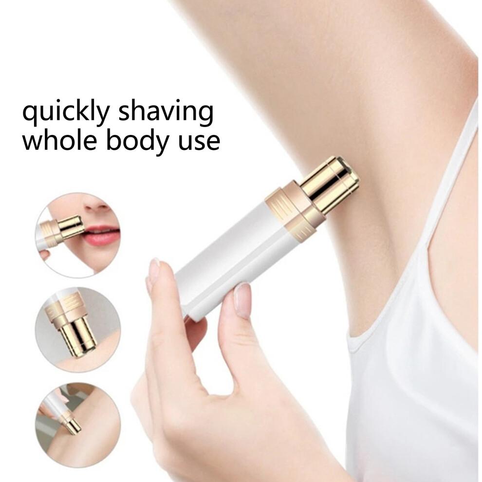 Tondeuse électrique pour le visage, trimmer portable pour les lèvres, rechargeable via USB 400mAh