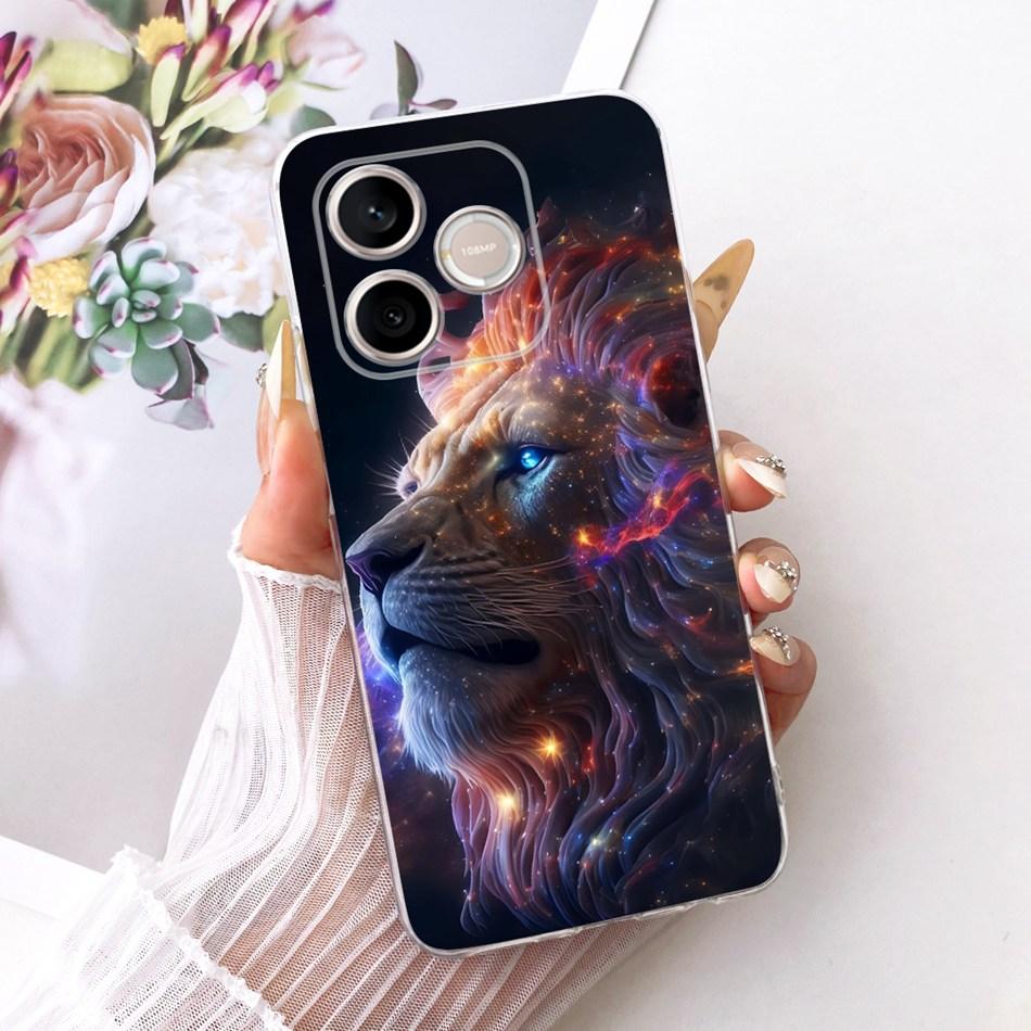 For Honor 600 Lite Honor600 2026 Cool Dragon Tiger Pattern Phone Case For Honor 600 600Lite 5G Soft Silicone TPU Cases Bumper