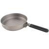 Lixada 1100ml Titanium Fry Pan Ultralight Grill Frying Pan with Folding Handle for Outdoor Cooking Camping Hiking