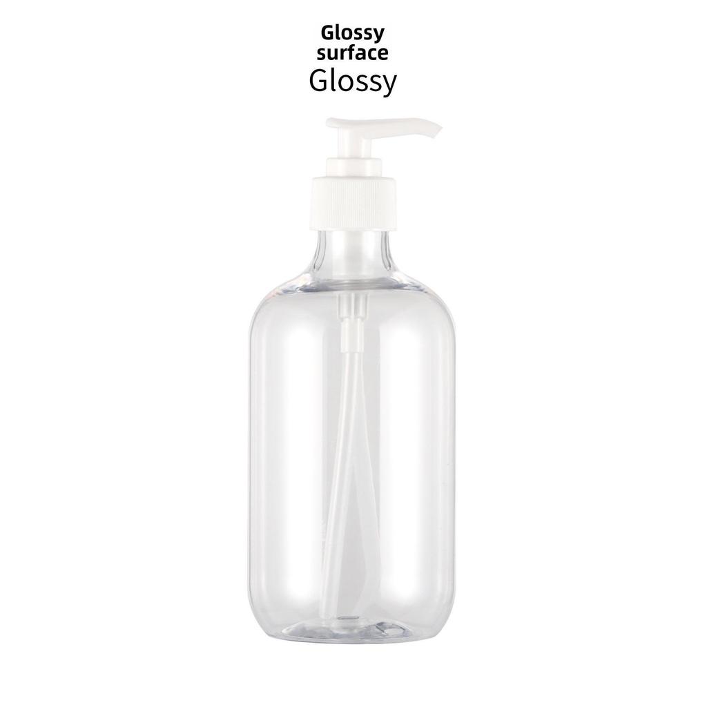 Бутылка для геля для душа и шампуня из матового ПЭТ-пластика на 500 мл