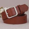 Fashion Vintage Wild Skirt Square Buckle Waistband Ladies Dress Belts Pants Bands PU Leather Belt