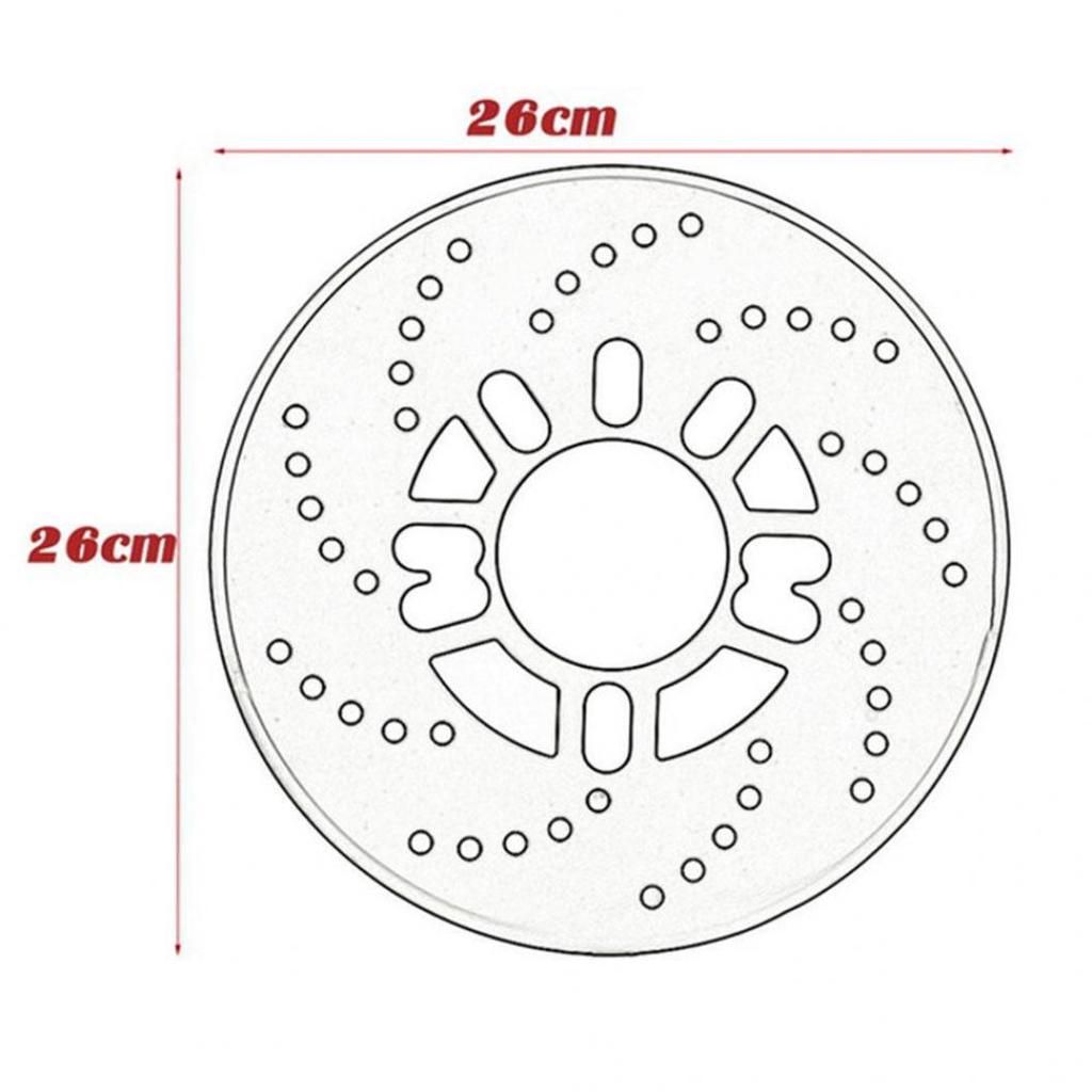 2Pcs Auto Car Vehicle Aluminum Alloy Wheel Decorative Disc Brake Cover Sheet