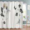 Elegant and Fashionable Fantasy Pearls and Diamonds Bouquet Shower Curtains 3D Style Relief Sculpture Bath Curtain Bathroom Deco