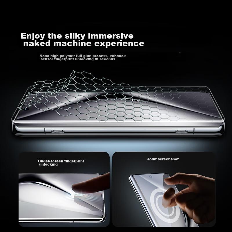 Screen Protector for Huawei Nova 14 Pro, Hydrogel Film for Huawei Nova 13 Pro, Non-Tempered Glass Film for Huawei Nova 12 Pro, Curved Full Coverage