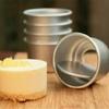 Съемное дно 2 дюйма алюминиевый сплав круглые формы для торта 6 шт DIY мини противень для выпечки набор инструментов с аксессуарами для домашней выпечки