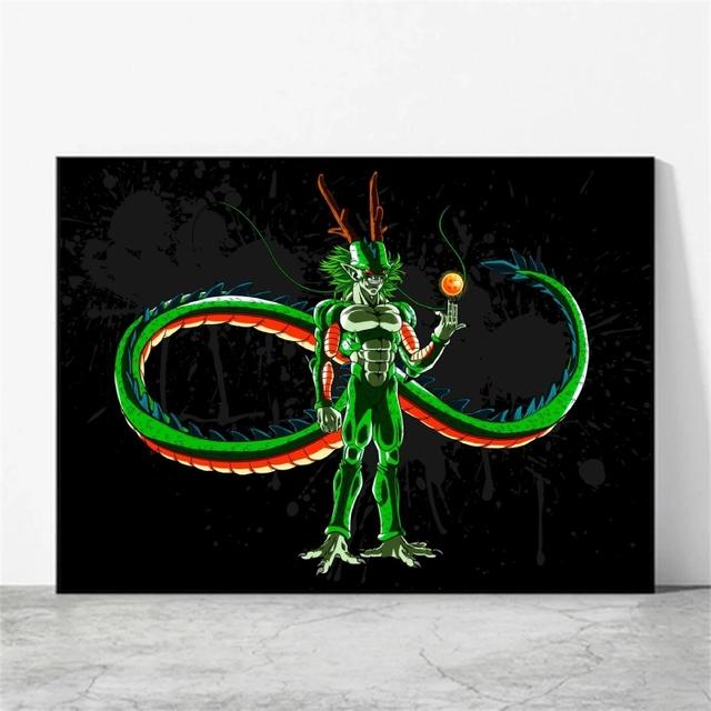 Плакаты и живопись Dragon Ball Carot Shenlong Гостиная Комикс Картина Настенное художественное украшение