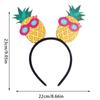 1pc Hawaiian Party Headbands Set Includes Palm Tree Head Wear Flamingo Party Glitter Head Accessories Pineapple Party Headband
