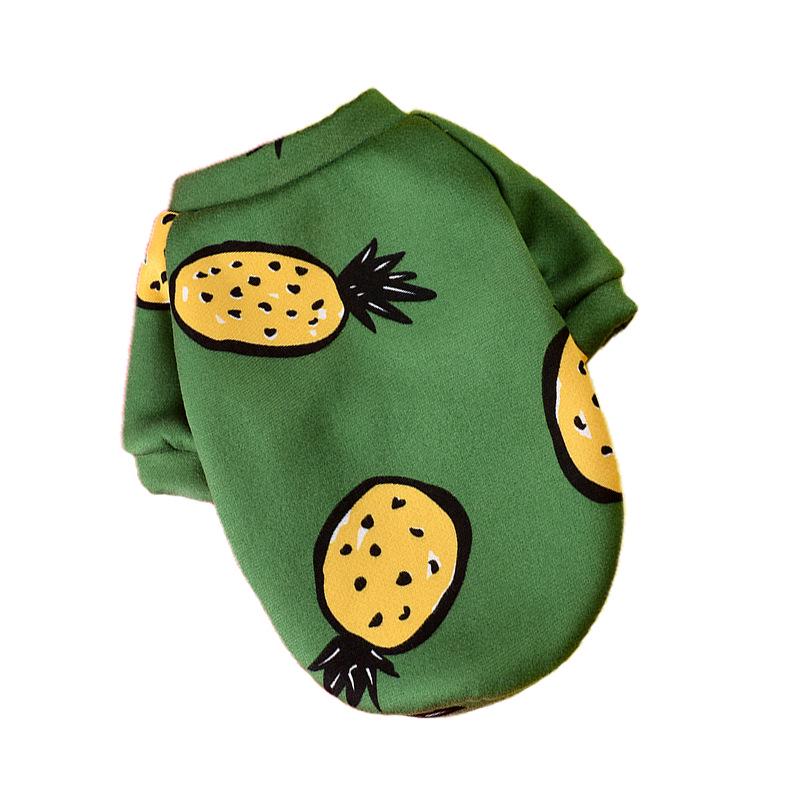 Новая милая мультяшная одежда с флисовой подкладкой для маленьких собак и кошек