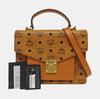 [Pre-Owned] Patricia Visetos Monogram Leather Accordion Tote Crossbody Shoulder Bag - Good #1YIRU3E