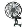 K-FAN14-B Car Fan, Automatic Oscillation, Circulator, 3 Levels of Air Flow Adjustment, LED Light,