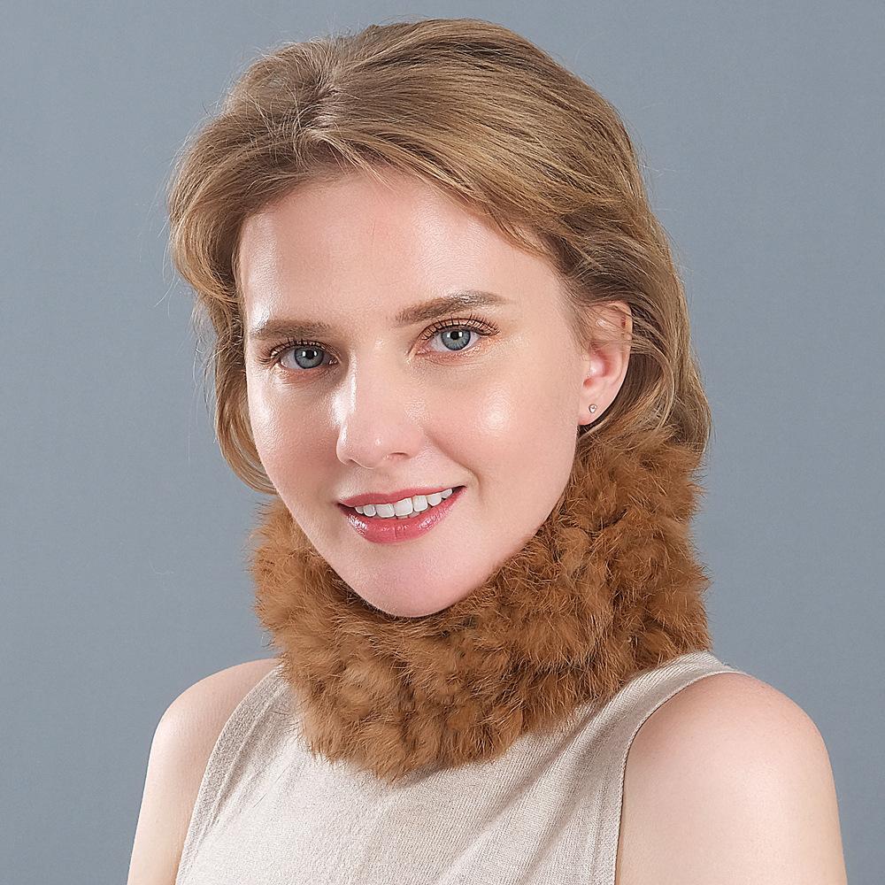 Плетеный шейный платок, шарф, осенне-зимний женский утолщенный зашифрованный теплый эластичный меховой шарф с накладным краем