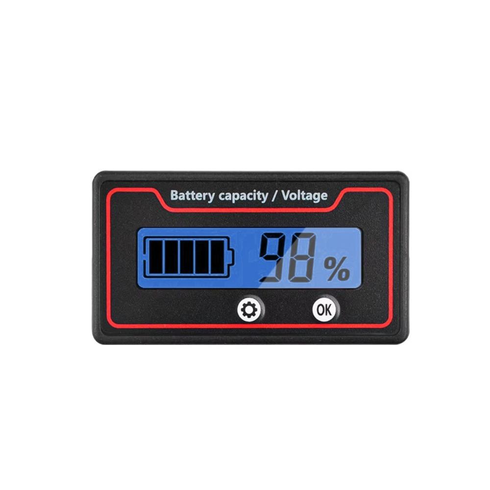 Светодиодный цифровой индикатор емкости аккумулятора 9-120 В Датчик уровня заряда батареи для автомобиля, мотоцикла