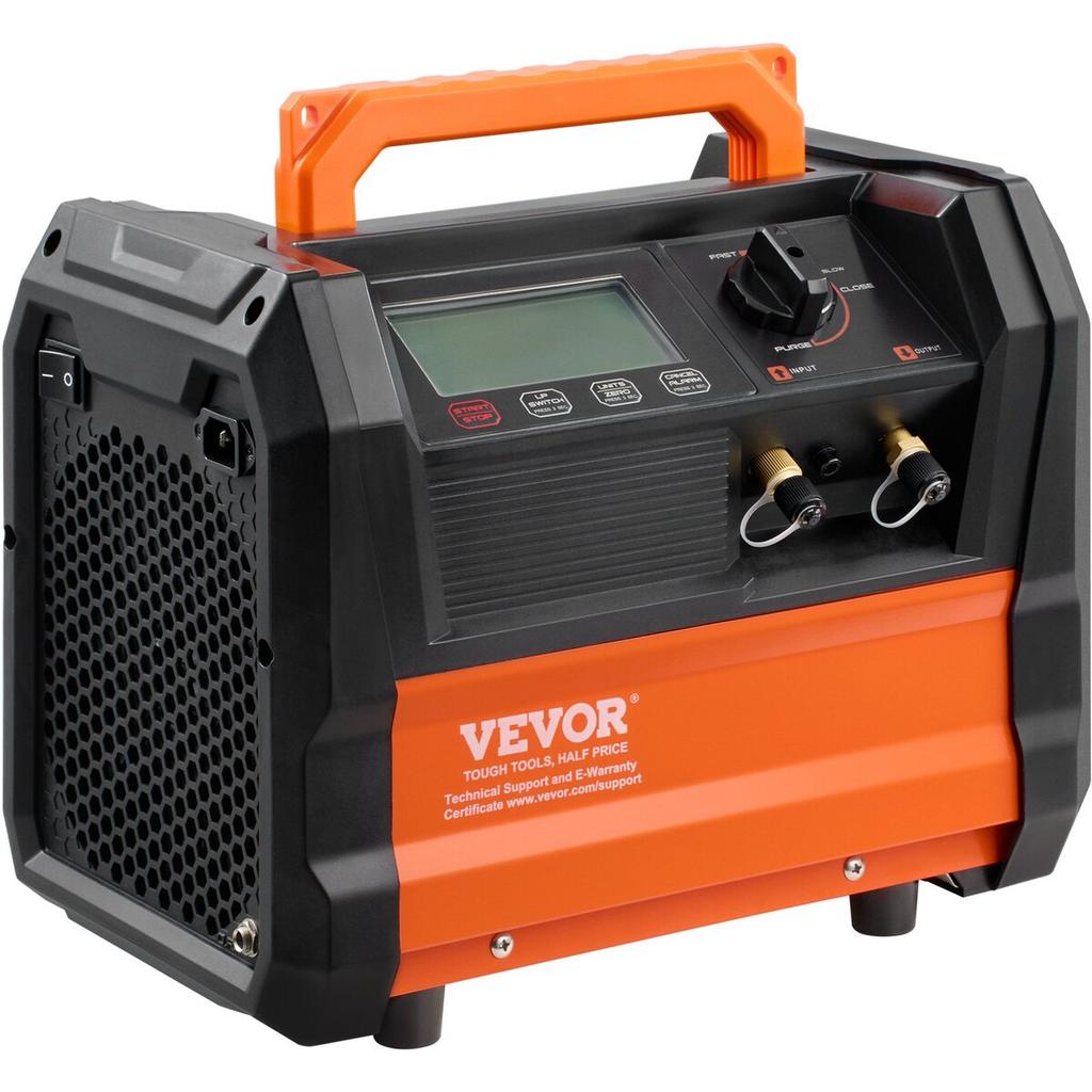 Refrigerant Recovery Machine 1 HP Dual Cylinder Brushless Portable AC