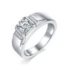 1 Carat DH Color Moissanite Diamond Man Ring Luxury Wedding Engagement Ring S925 Silver Fine Jewelry