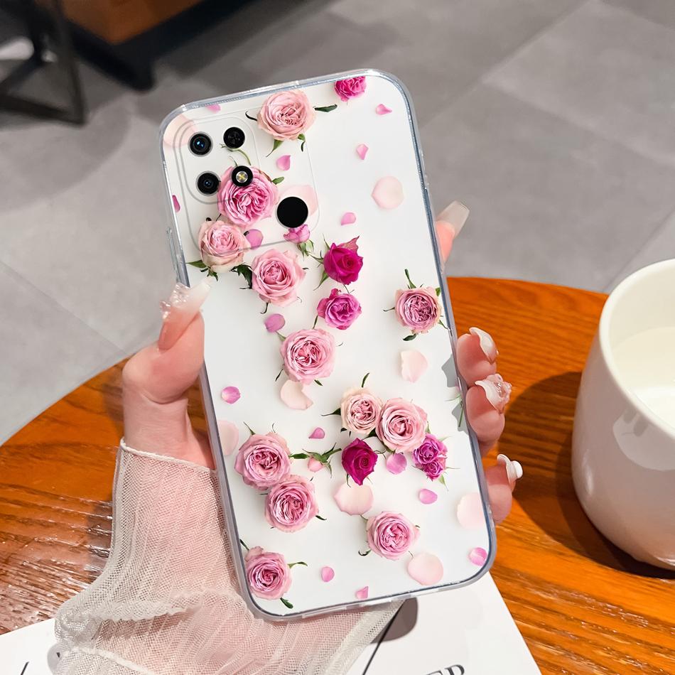 Covers For Redmi 10C Case Stylish Fun Soft Transparent Slim Silicone Anti Drop Phone Shell For Xiaomi Redmi 10 C Bumper Fundas