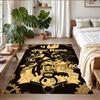 Crystal Velvet Rug Custom Name Text, Soft Non Slip Floor Mat Home DecorBendy and the Ink Machine