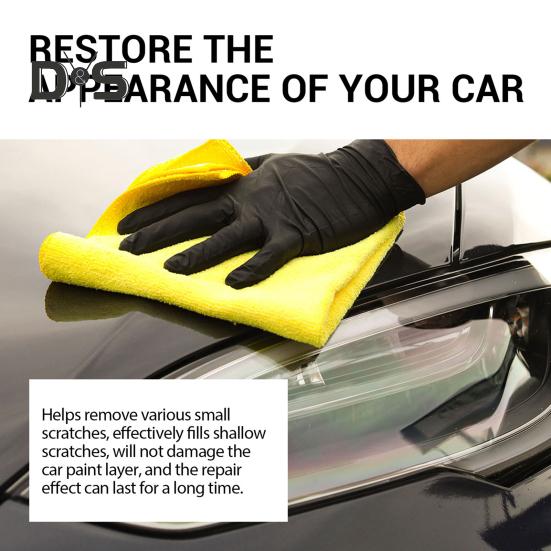 2/3 шт. Паста для ремонта царапин на автомобиле с губкой 100 мл Профессиональный набор для удаления царапин на транспортных средствах Полировочный воск для глубоких царапин