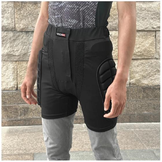 WOSAWE Motorcycle Shorts Breathable Skating Hip Shorts MTB Motocross Hip Paddeds Skiing Snowboard Shorts Comfortable