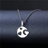 [New Titanium Steel Short Choker Necklace Hip Hop Street Pendant Chain For Trendy Girls Night Out Accessories]