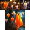 White Ghost Led Hanging Lights For Halloween Festive Decor Spooky Atmosphere