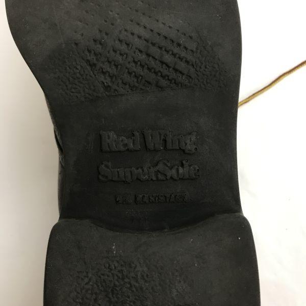 Red Wing 2921 мокасины рабочие ботинки кожа 9D 26.5-27 черный винтаж(ИСПОЛЬЗОВАЛ)