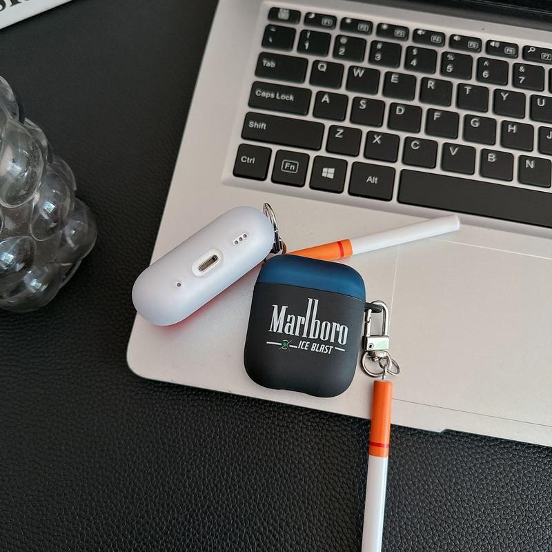 Контрастный цвет Marlboro для AirPods1 Apple 1/1-го поколения pro1 Bluetooth беспроводная гарнитура чехол милый