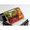 Natural Ethiopian Ammolite Opal Like Organic 42 Ct Emerald Cut Gemstone