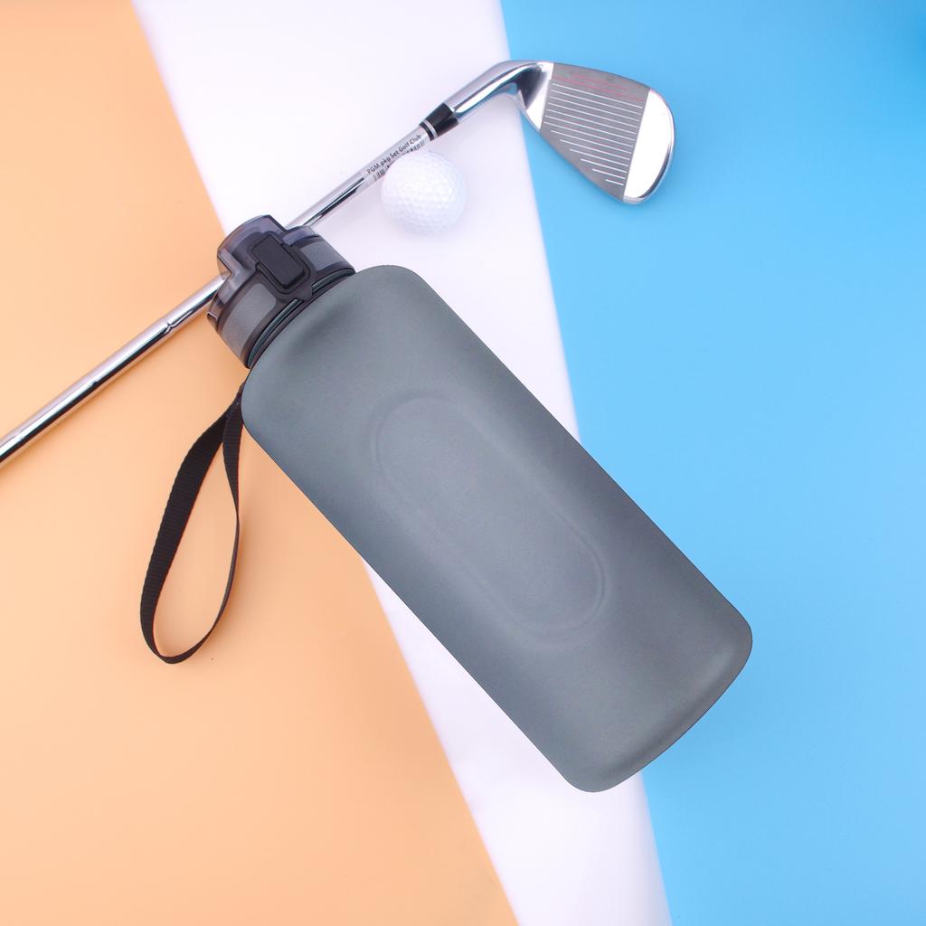 Пластиковый матовый чайник большой емкости 2000 мл, спортивная бутылка для воды для фитнеса на открытом воздухе, крышка-поилка, космическая чашка