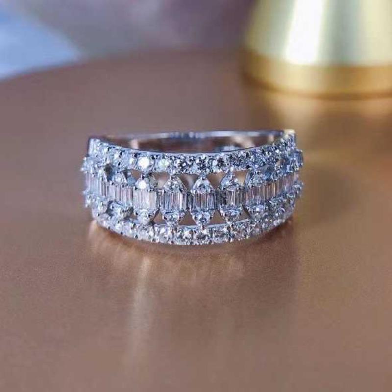 Sace Gems Классическое кольцо из медного сплава с цирконом, женские ювелирные изделия, свадебный подарок для вечеринки