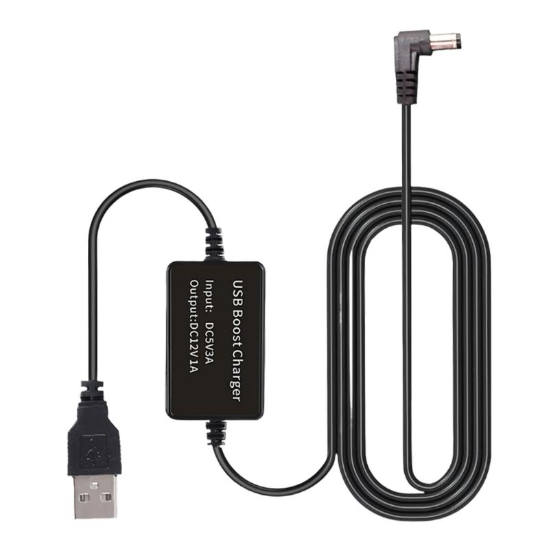 USB-усилитель напряжения Преобразует 5 В в 12 В с интеллектуальным чипом Для устройств RJ11/DC5521/DC35135 Прочный ПВХ-шнур