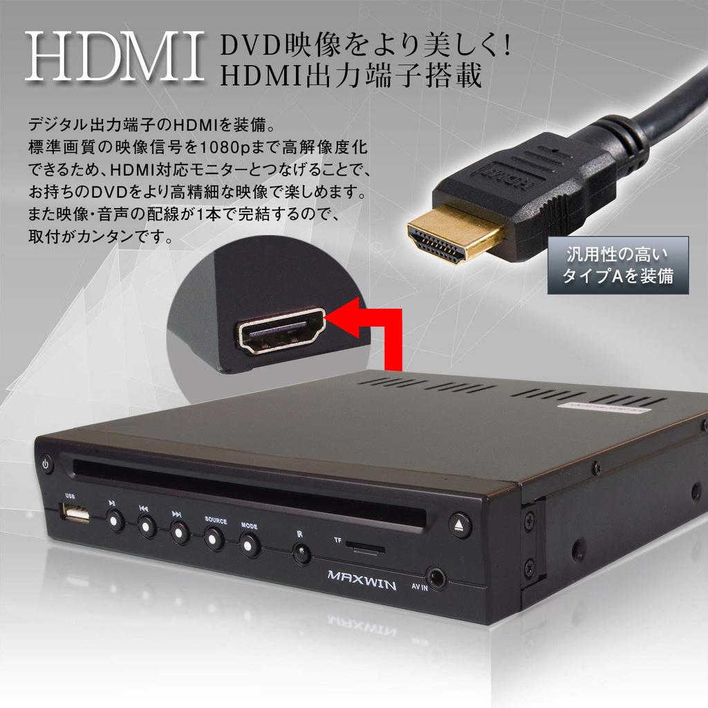 DVD306 Автомобильный DVD-плеер, Половинный DIN 1/2 DIN, Тонкий, Компактный, Поддержка HDMI, USB, SD, AUX