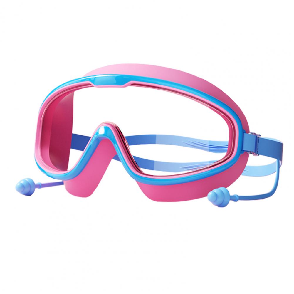 Детские плавательные очки, большие плавательные очки с защитой от запотевания, очки для бассейна для детей 3-16 лет