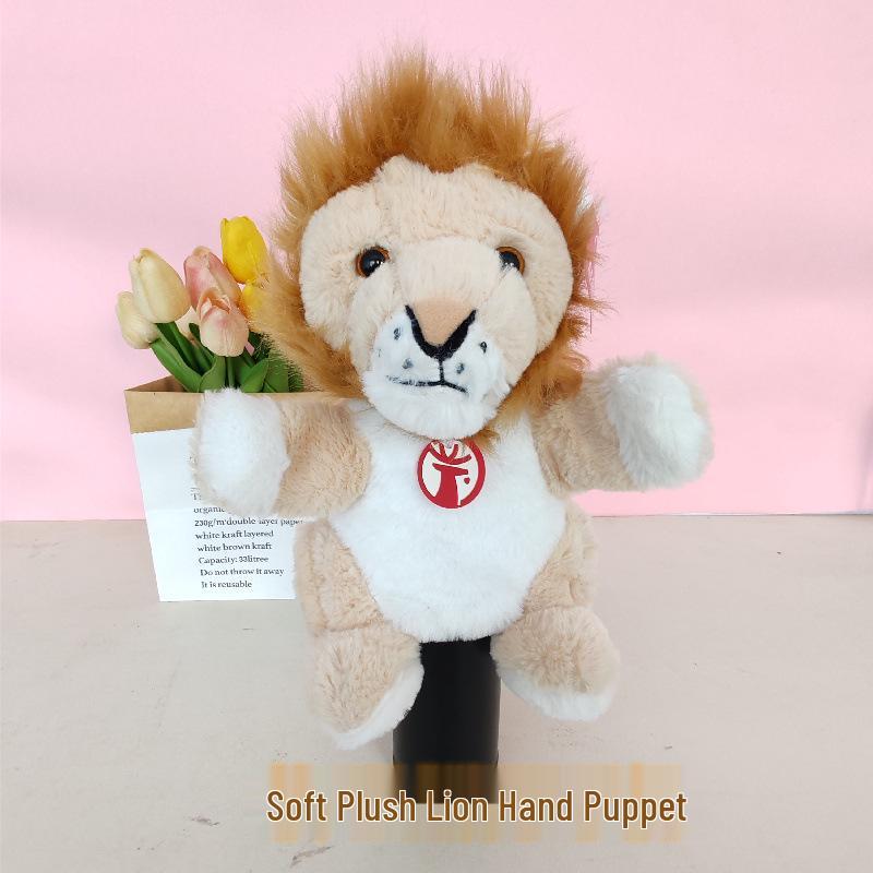 Мультяшная Животная Кукла-перчатка Плюшевая Кукла для Интерактивной Игры Детей