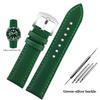 20 22 24mm Fiber Nylon Leather Watchband For TAG Heuer F1 Racing Car Diving Strap Rossini 519955 Mido Canvas Watch Band Bracelet