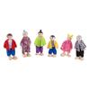 Flexible Jointed Wooden Family Dolls High-Quality Wood Pretend Play Toys  Role Playing
