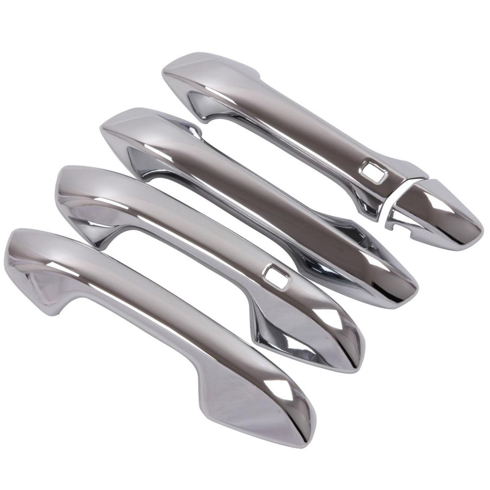 For Kia Seltos 2022 New Chrome Car Door Handle Cover Trim Sticker Car Styling Accessories