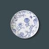 Chinese Traditional Blue and White China Painting Decorative Wall Hanging Plate Home Room Hotel Crafts Art Background Decoration