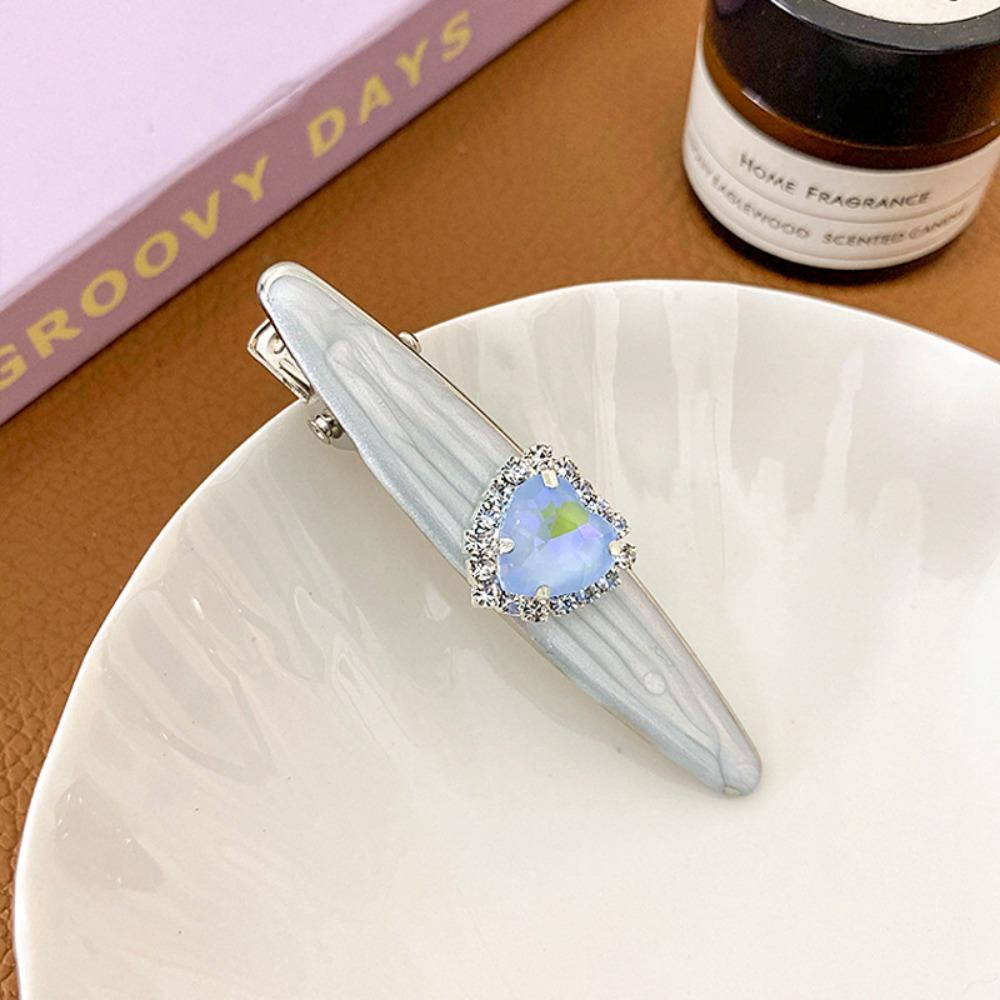 5Pcs/Set Heart Shape Hairpins Sweet Galaxy Pink Barrettes Trendy Hair Clips  Women Girls