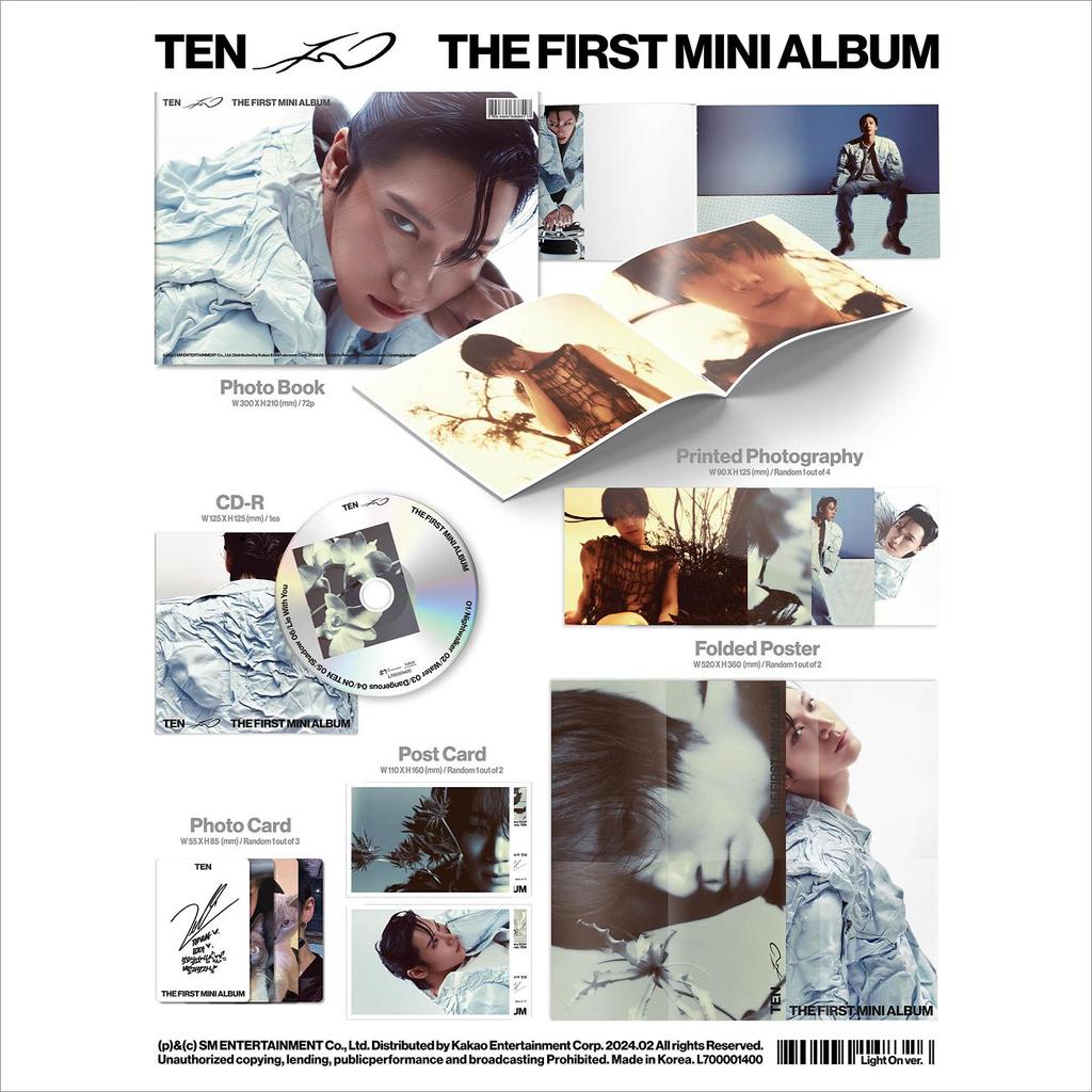 TEN(NCT) [TEN] Photobook (Light On Ver./On Ten Ver.)
