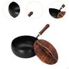 Chinese Cooking Wok Pan Induction Gas Stir Fry Round Bottom Cookware