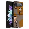 Mr Bean Cartoon Case For Samsung Galaxy Z Flip 7 6 5 4 3 z Flip7 Flip6 Flip5 Flip4 5G Phone Cover Flip3 Folding Coque