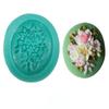 Flower Fondant Silicone Molds For Mug Decorating Rose Resin  Decoration Form Plaster Mastic Aroma Craft Making Novel