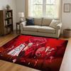 Мультяшный H-Hazbin Hotel Ангел Пыль Аластор Гостиная Нескользящий Ковер Мягкий Ковер для Спальни Дивана, Легко чистящийся Домашний Коврик