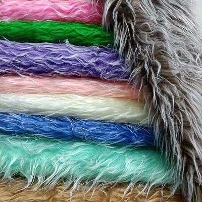 Искусственная мягкая плюшевая ткань, длинная искусственная меховая ткань для шитья одежды, украшений, фоновой ткани, ткани для косплея, куклы, игрушки, сделай сам, поделки