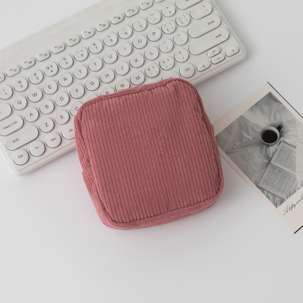 Мини-сумка для хранения косметики Женская вельветовая модная косметика Помада Гигиенические салфетки Дорожные органайзеры Сумки Маленькая сумка