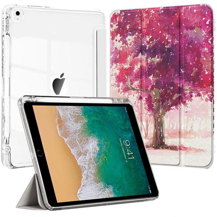 Coque de Protection - E.F.Connection - pour iPad Air 3 / pour iPad Pro 10,5" - avec Porte-Stylet Motif Arbre