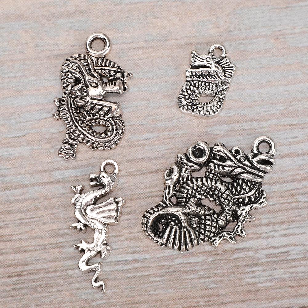70Pcs/Set Dragon Pattern Bracelet Hand-Made Accessories Kit  Pendants Accessories