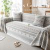 Summer Cool Ice Silk Sandhair Towel Full Package Sofa Cover Dust Cover Living Room One-piece Sofa Cover Cloth Cushion