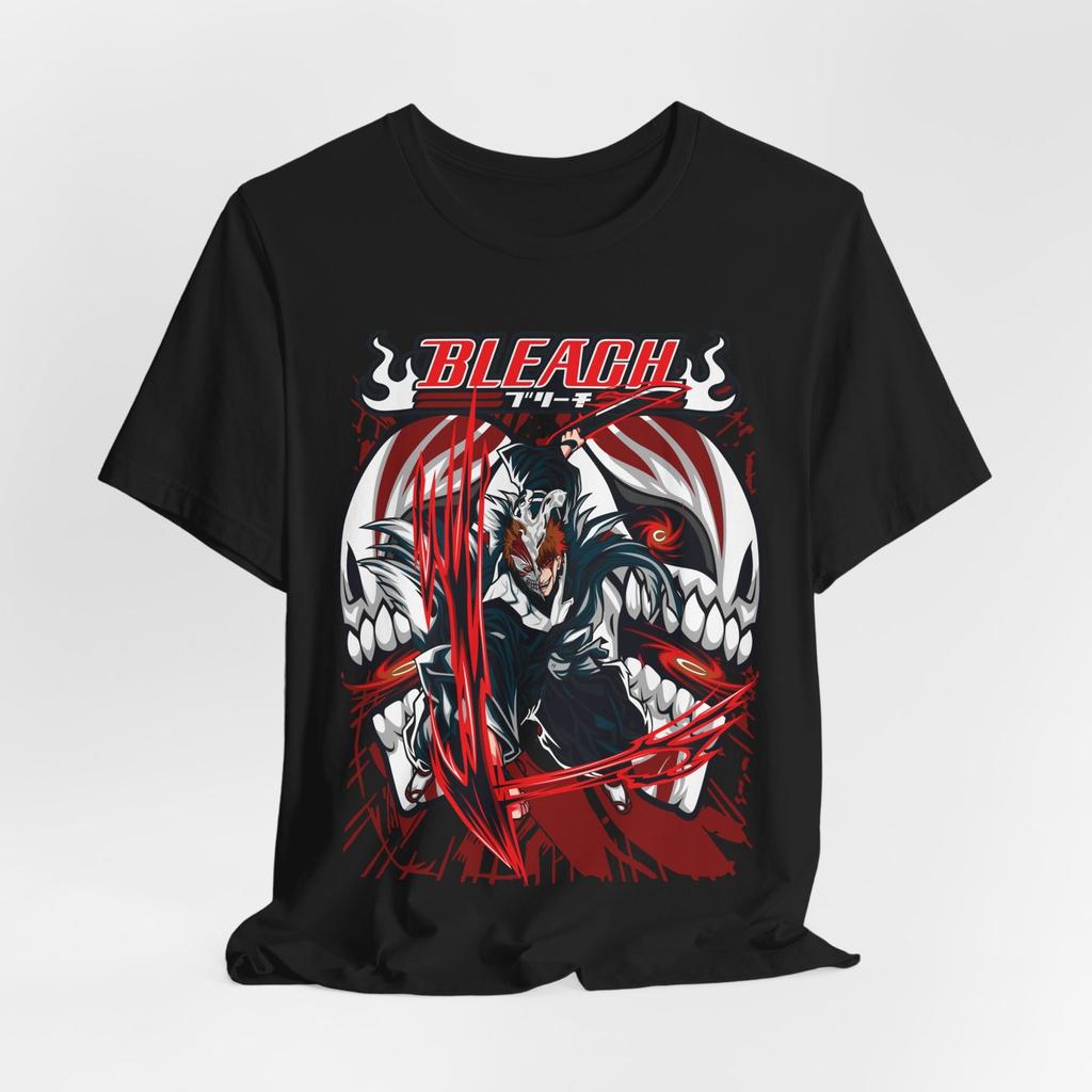 Футболка с принтом аниме Bleach Мужские Женские Футболки Топ, Унисекс Графическая Футболка Мужские Женские Футболки Топ Футболки, Повседневная Одежда, Идея для Подарка, Фанату